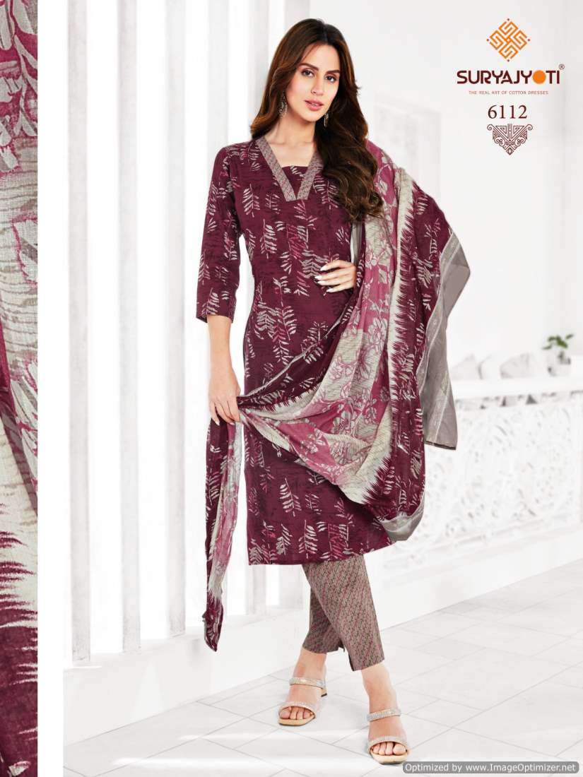 Suryajyoti Trendy Vol-61 – Dress Material - Wholesale Catalog