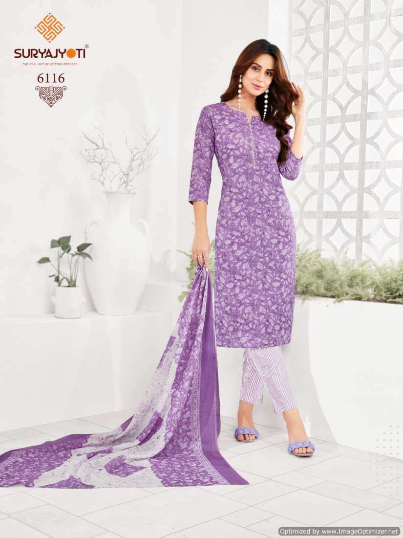 Suryajyoti Trendy Vol-61 – Dress Material - Wholesale Catalog