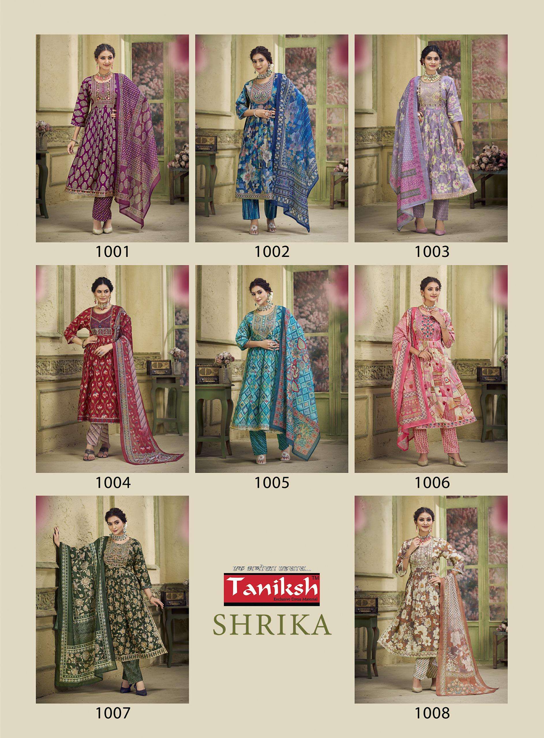 TANIKSH SHRIKA Kurti Wholesale catalog