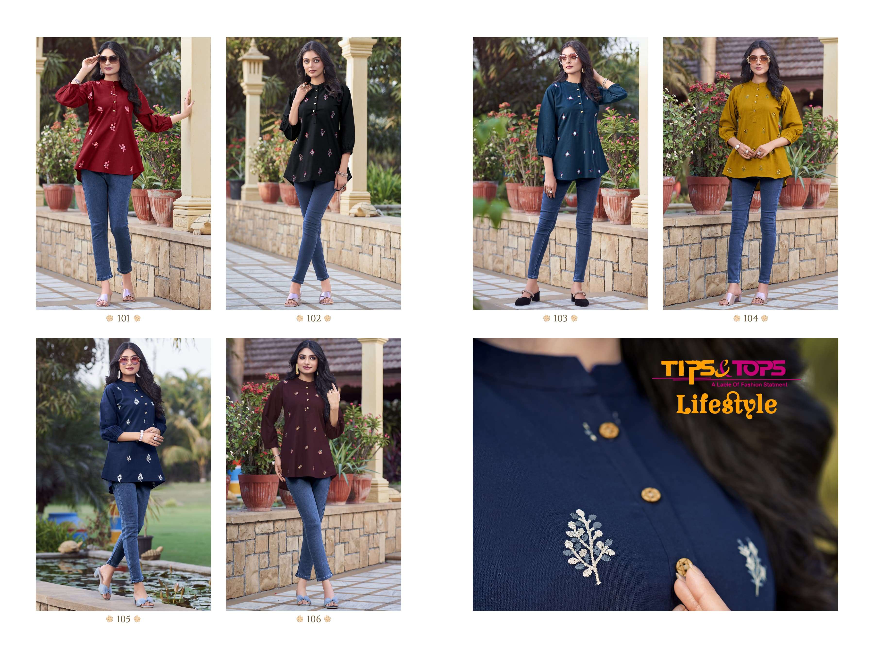 TIPS & TOPS LIFESTYLE Kurti Wholesale catalog