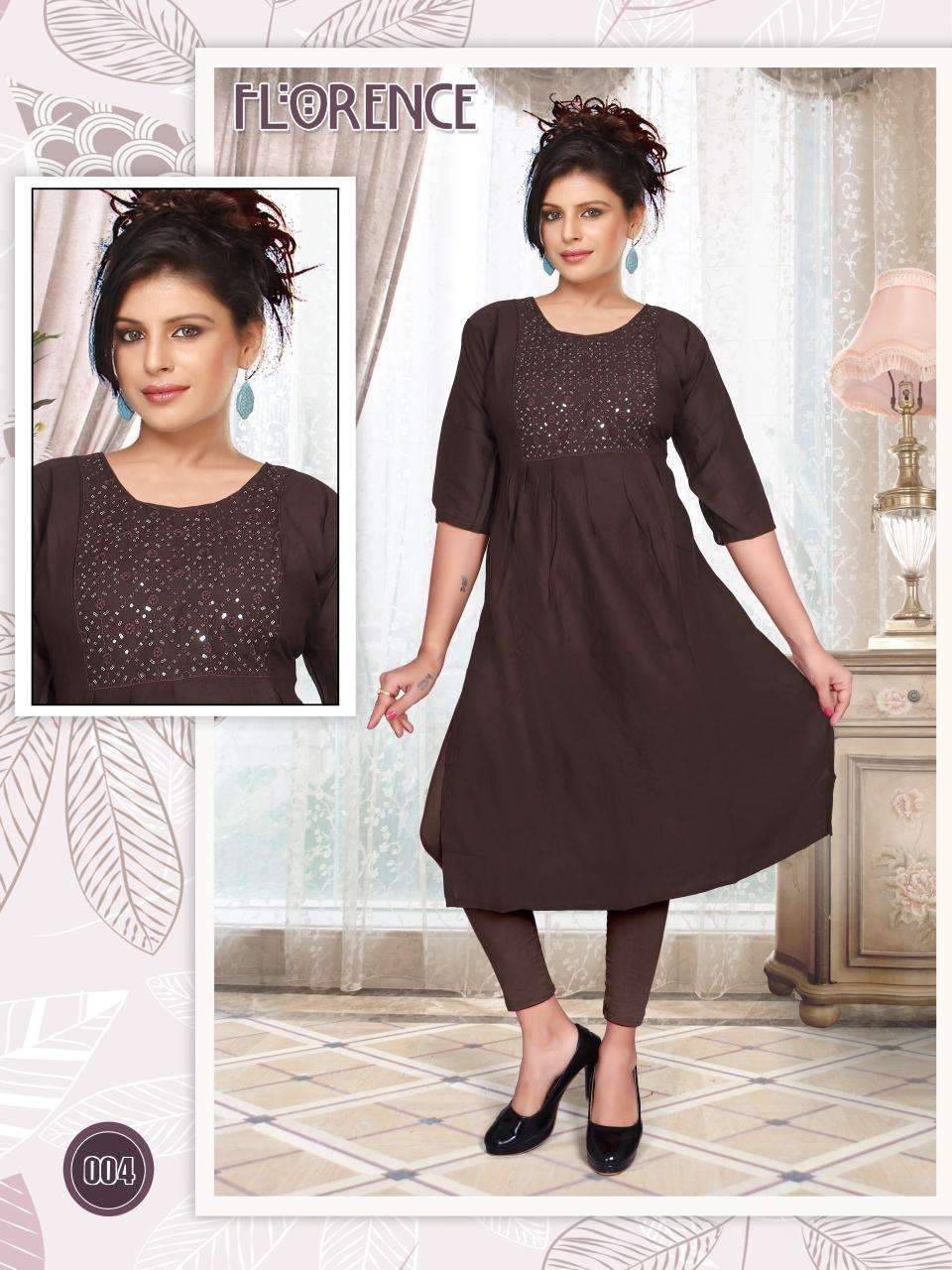 TRENDY FLORENCE Kurti Wholesale catalog