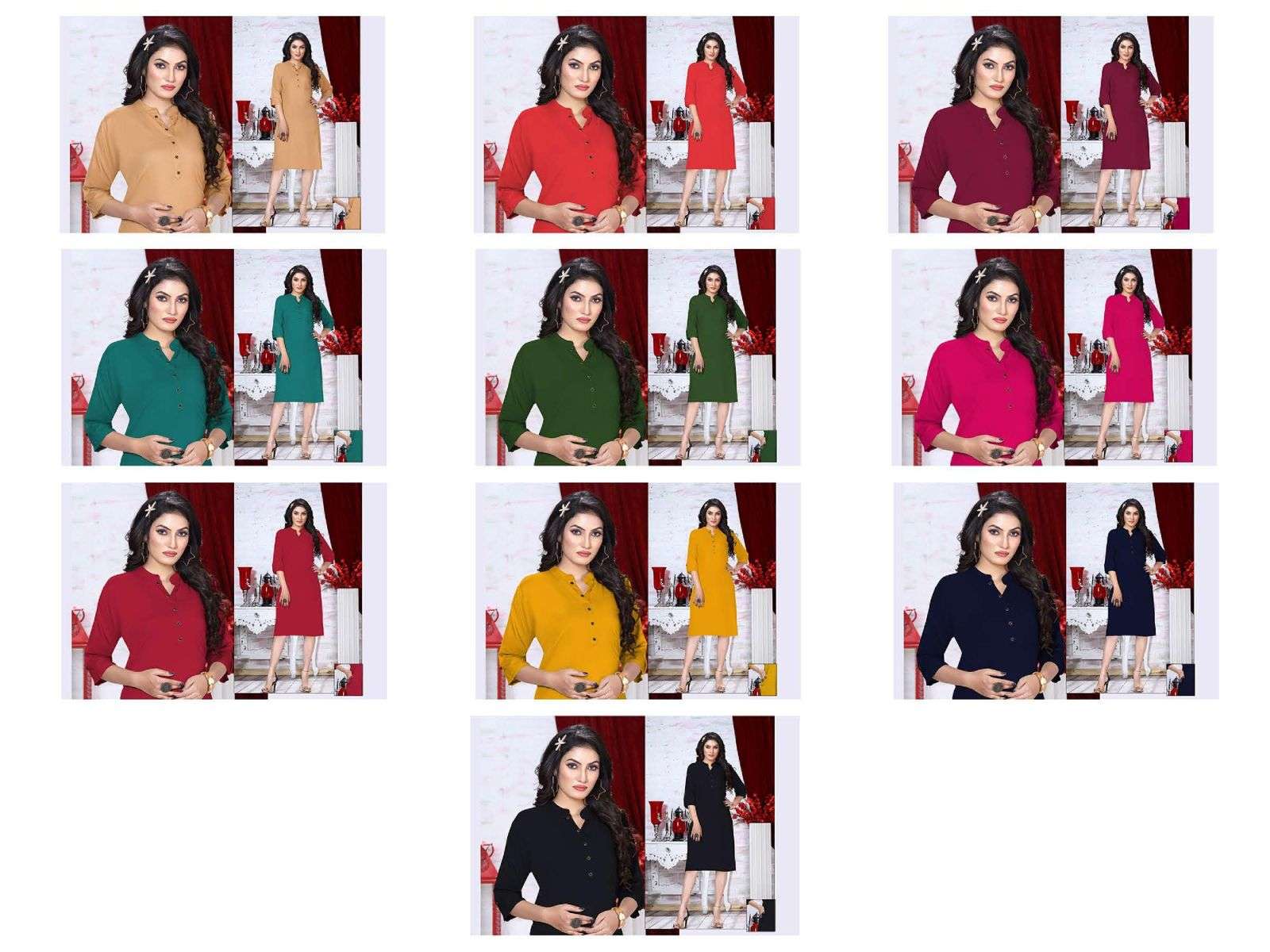 TRENDY MAHARANI VOL 12 Kurti Wholesale catalog