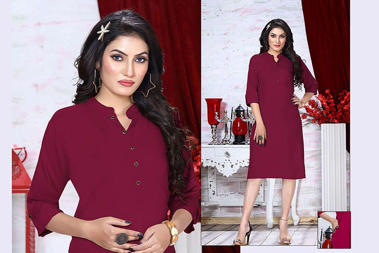 TRENDY MAHARANI VOL 12 Kurti Wholesale catalog