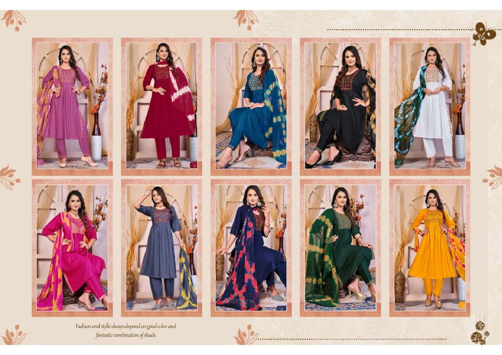 TRENDY NATURAL VOL.1 Kurti Wholesale catalog