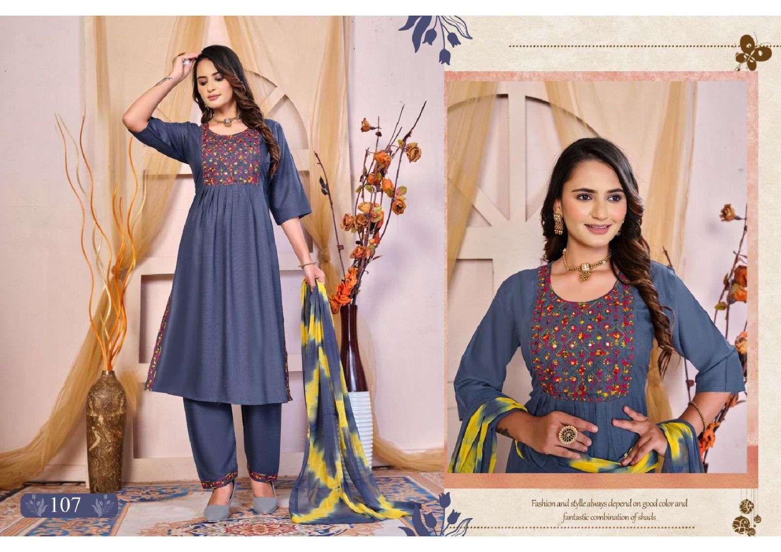 TRENDY NATURAL VOL.1 Kurti Wholesale catalog