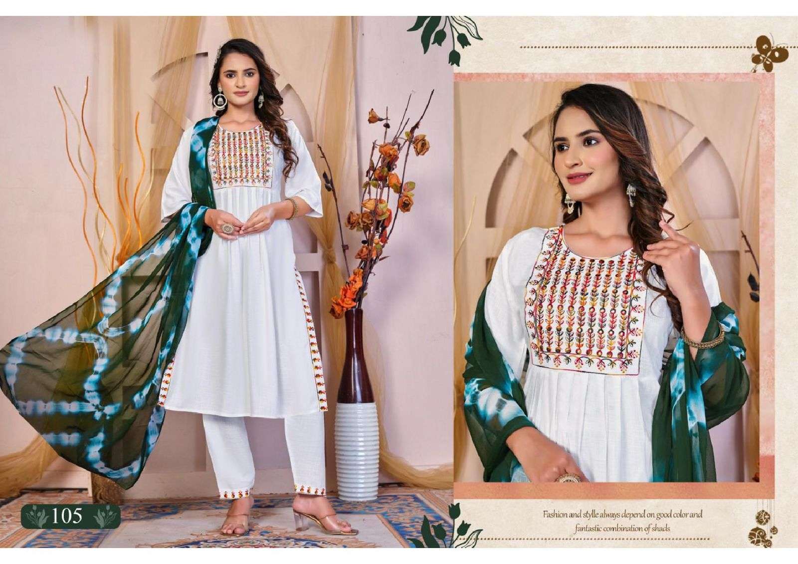 TRENDY NATURAL VOL.1 Kurti Wholesale catalog