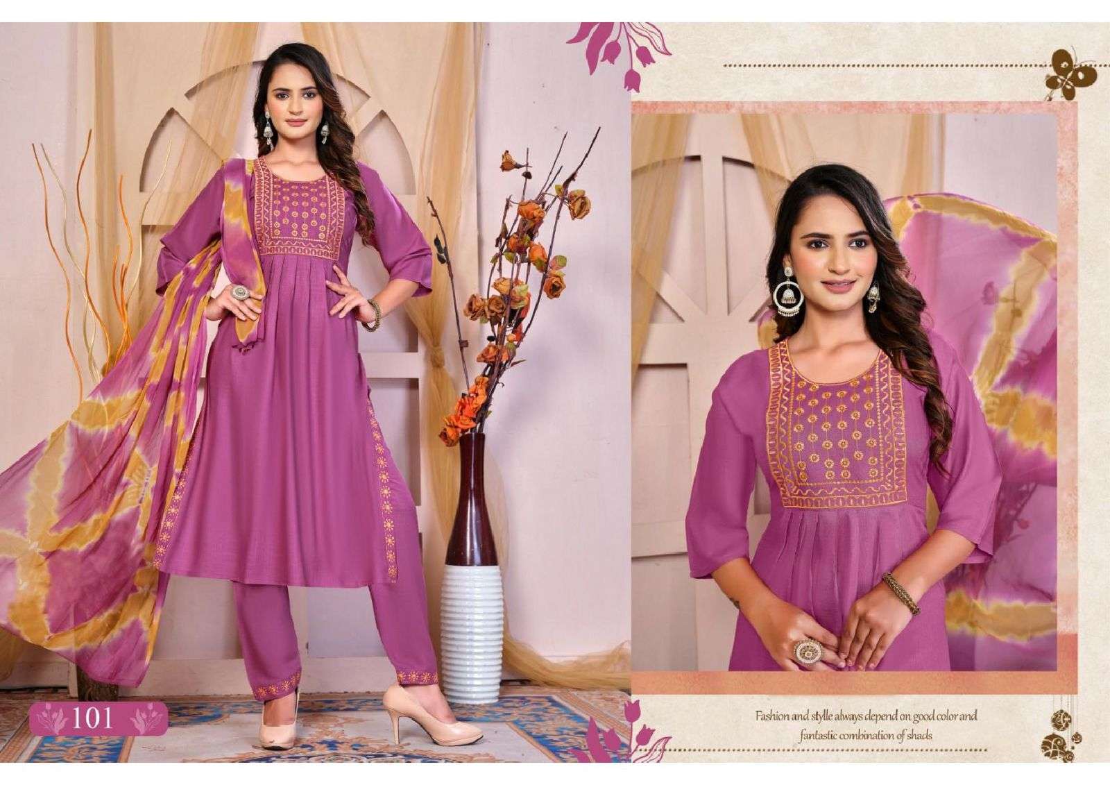 TRENDY NATURAL VOL.1 Kurti Wholesale catalog
