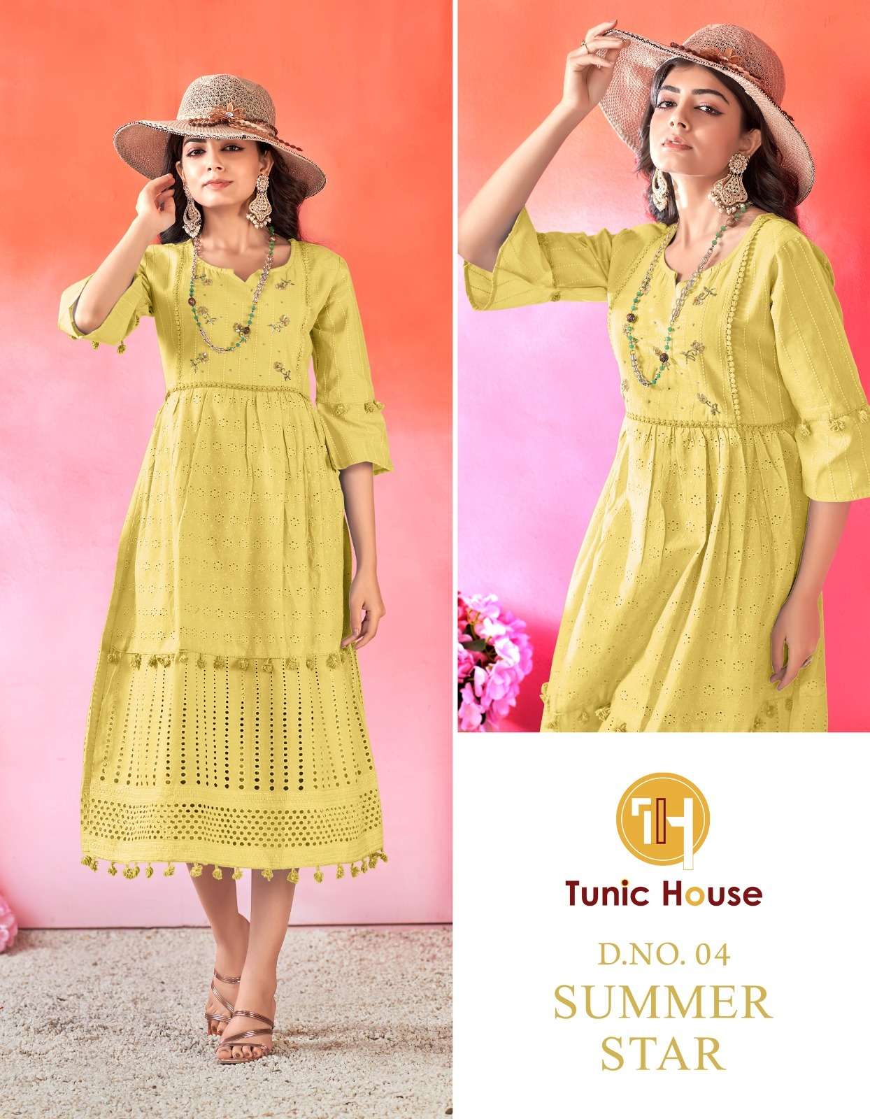 TUNIC HOUSE SUMMER STAR vol -1 Kurti Wholesale catalog