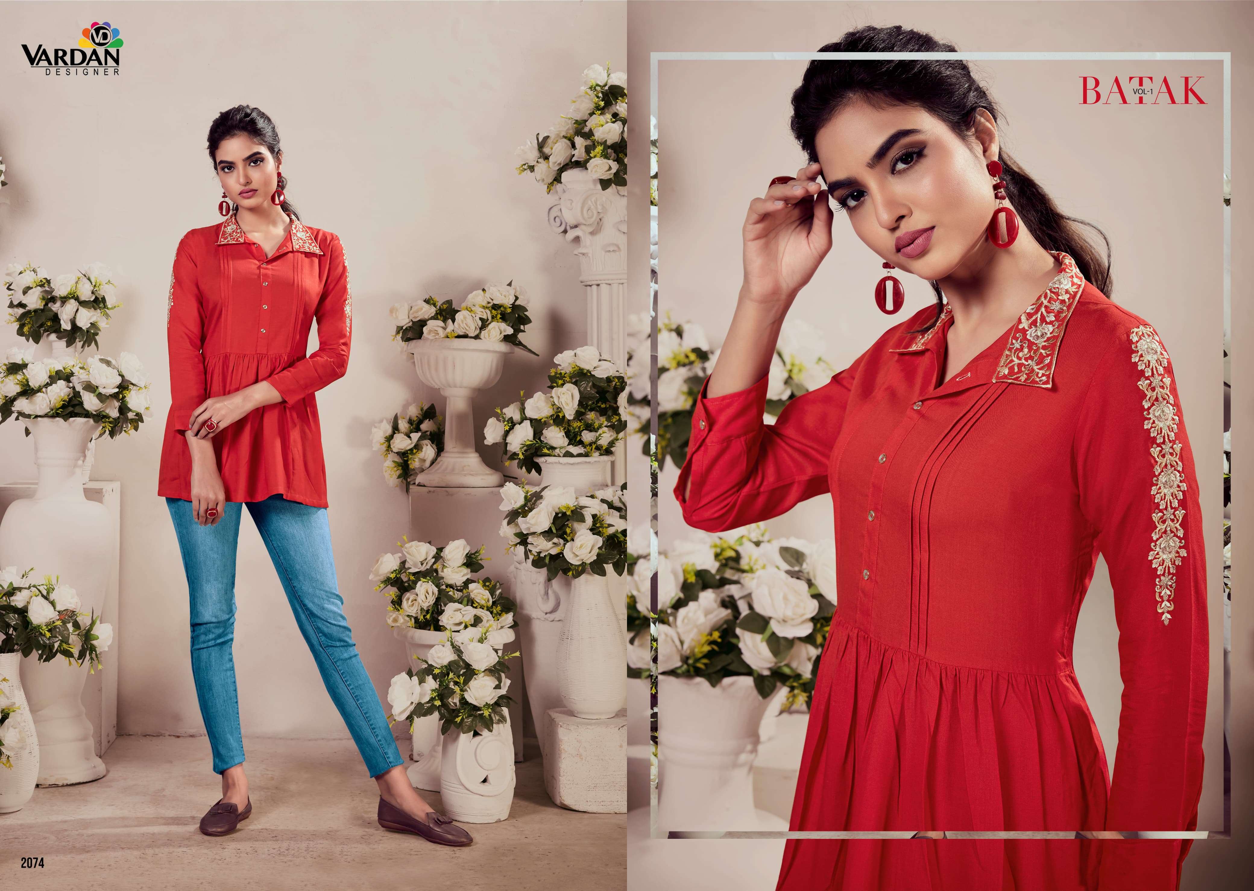 Vardan Designer BATAK- Vol- 1 Kurti Wholesale catalog