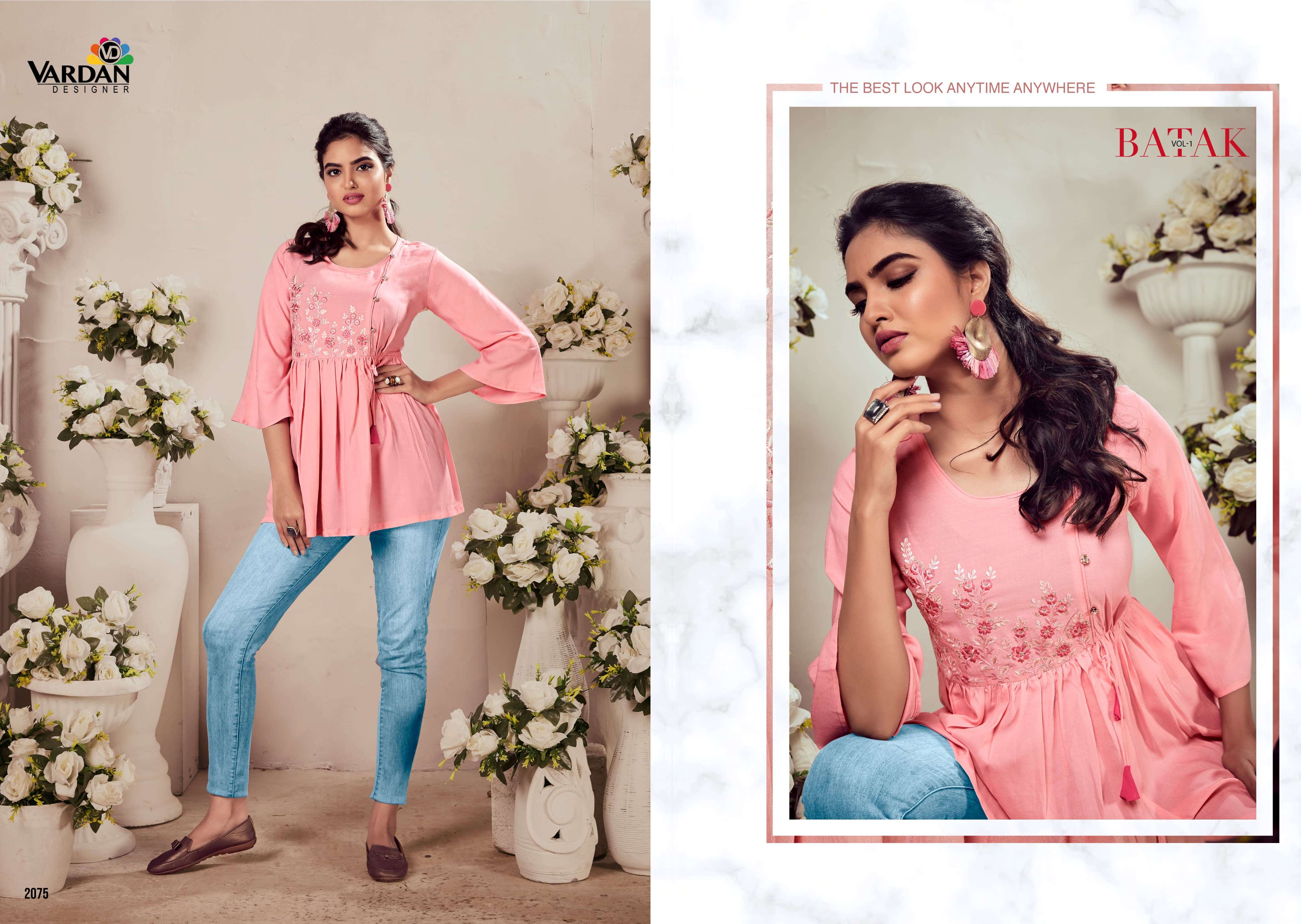 Vardan Designer BATAK- Vol- 1 Kurti Wholesale catalog