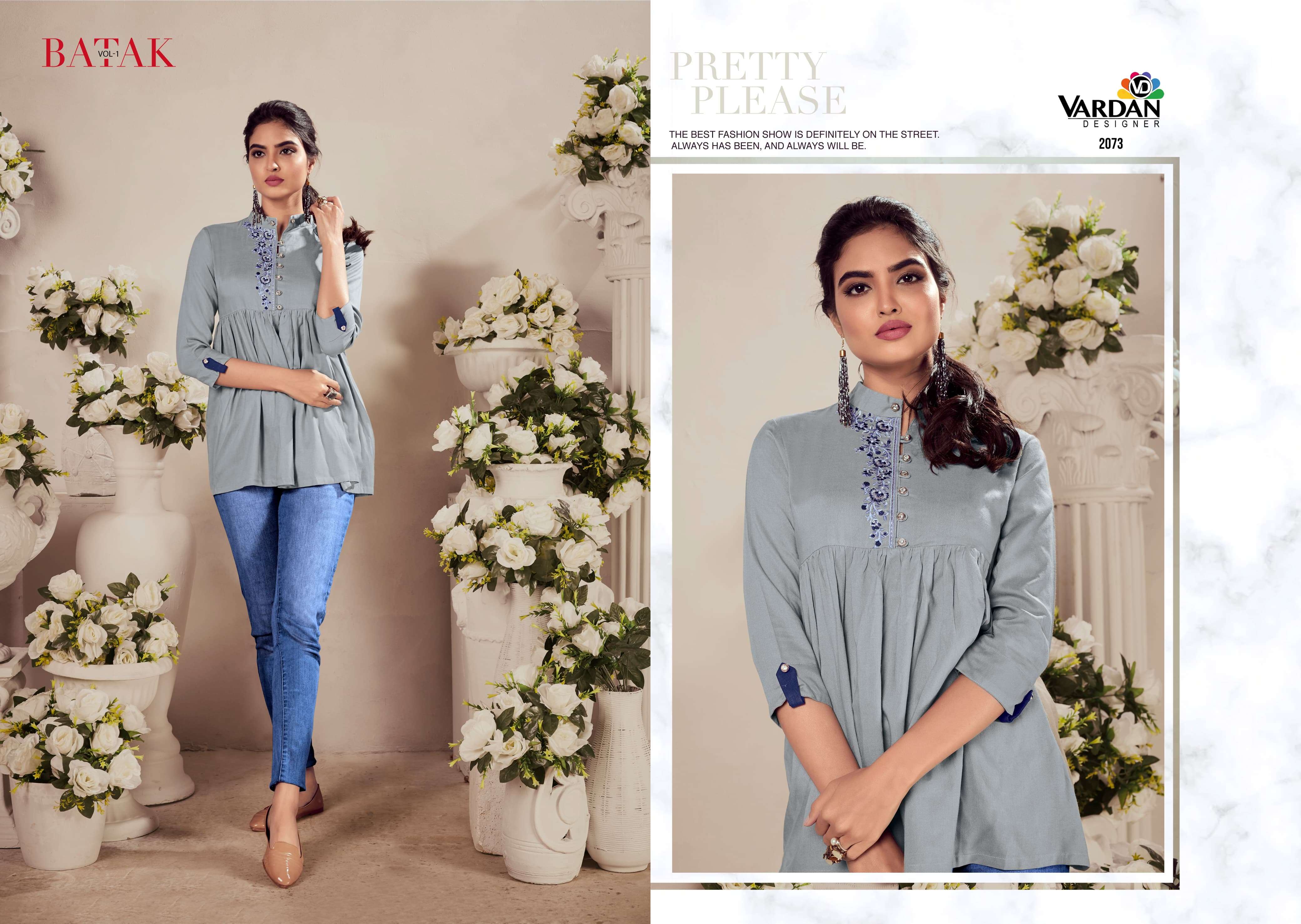 Vardan Designer BATAK- Vol- 1 Kurti Wholesale catalog