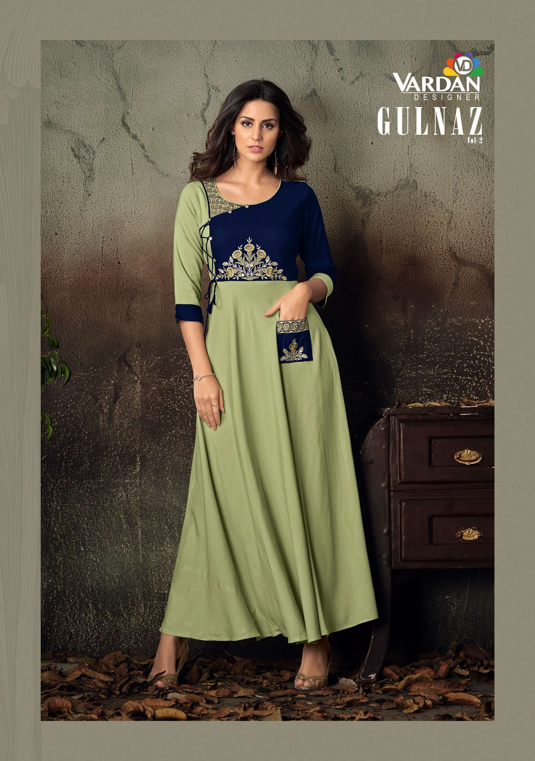 Vardan Designer Gulnaz Vol- 2 Kurti Wholesale catalog