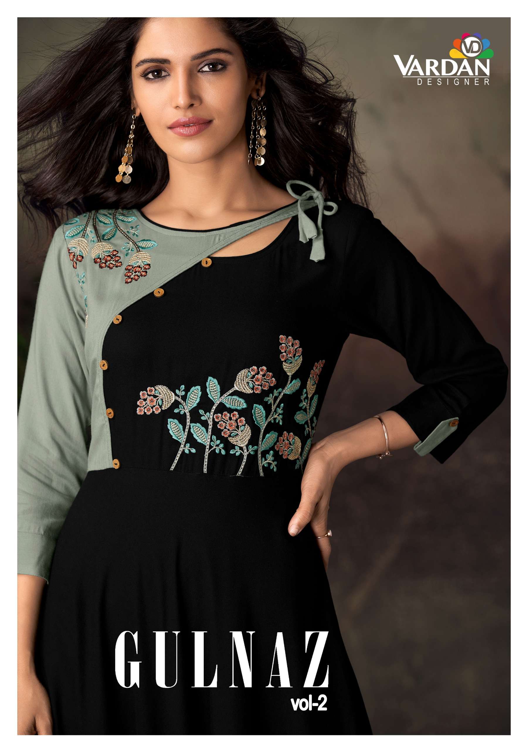 Vardan Designer Gulnaz Vol- 2 Kurti Wholesale catalog