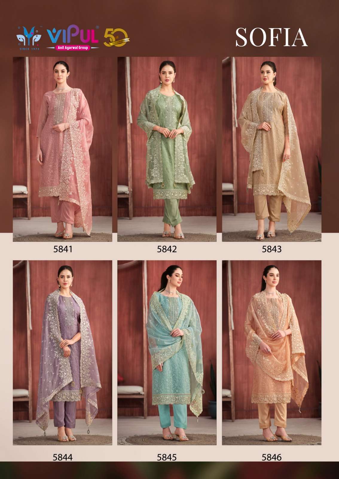 VIPUL SOFIA Dress Materials Wholesale catalog