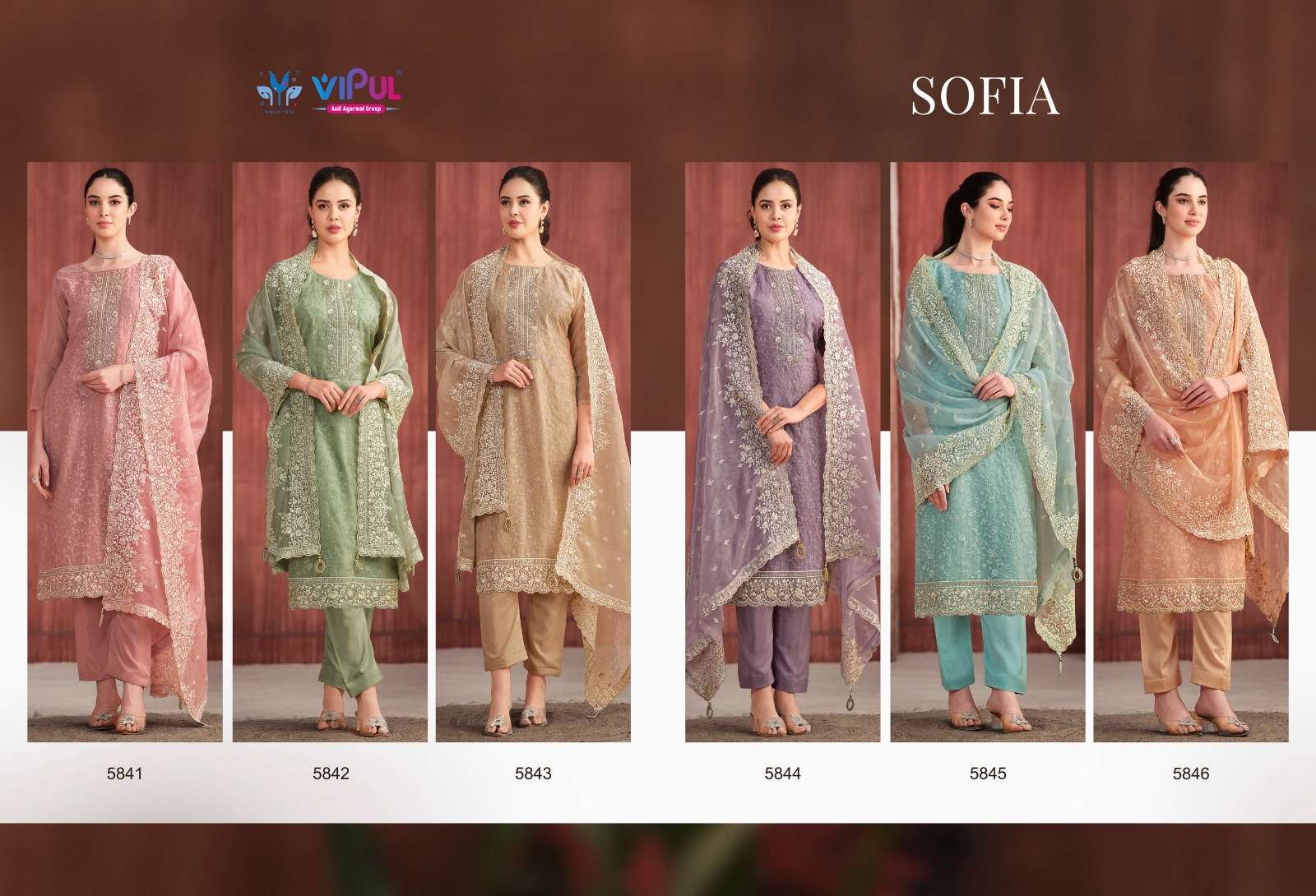 VIPUL SOFIA Dress Materials Wholesale catalog