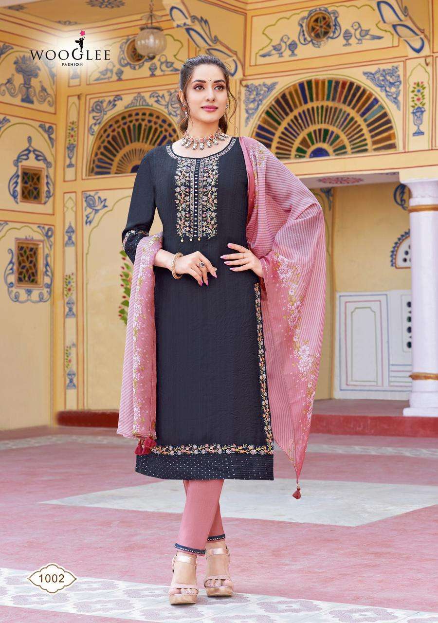 WOOGLEE SAARIKA Kurti Wholesale catalog