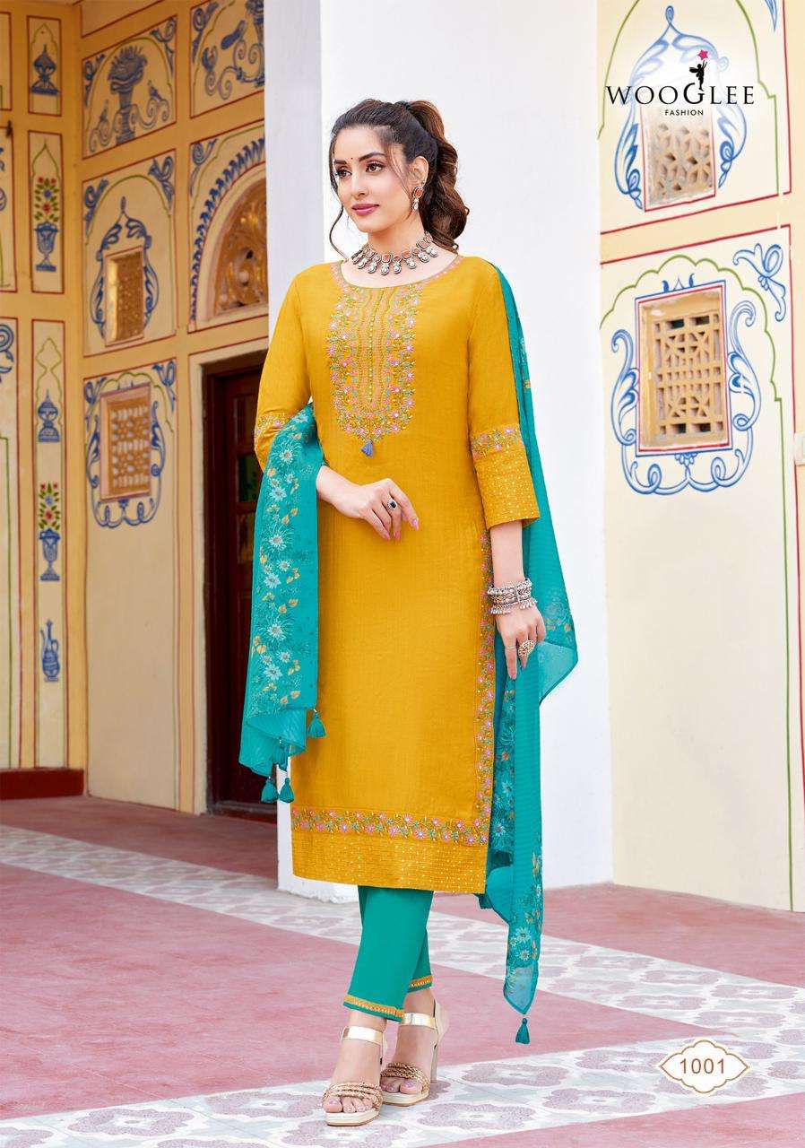 WOOGLEE SAARIKA Kurti Wholesale catalog