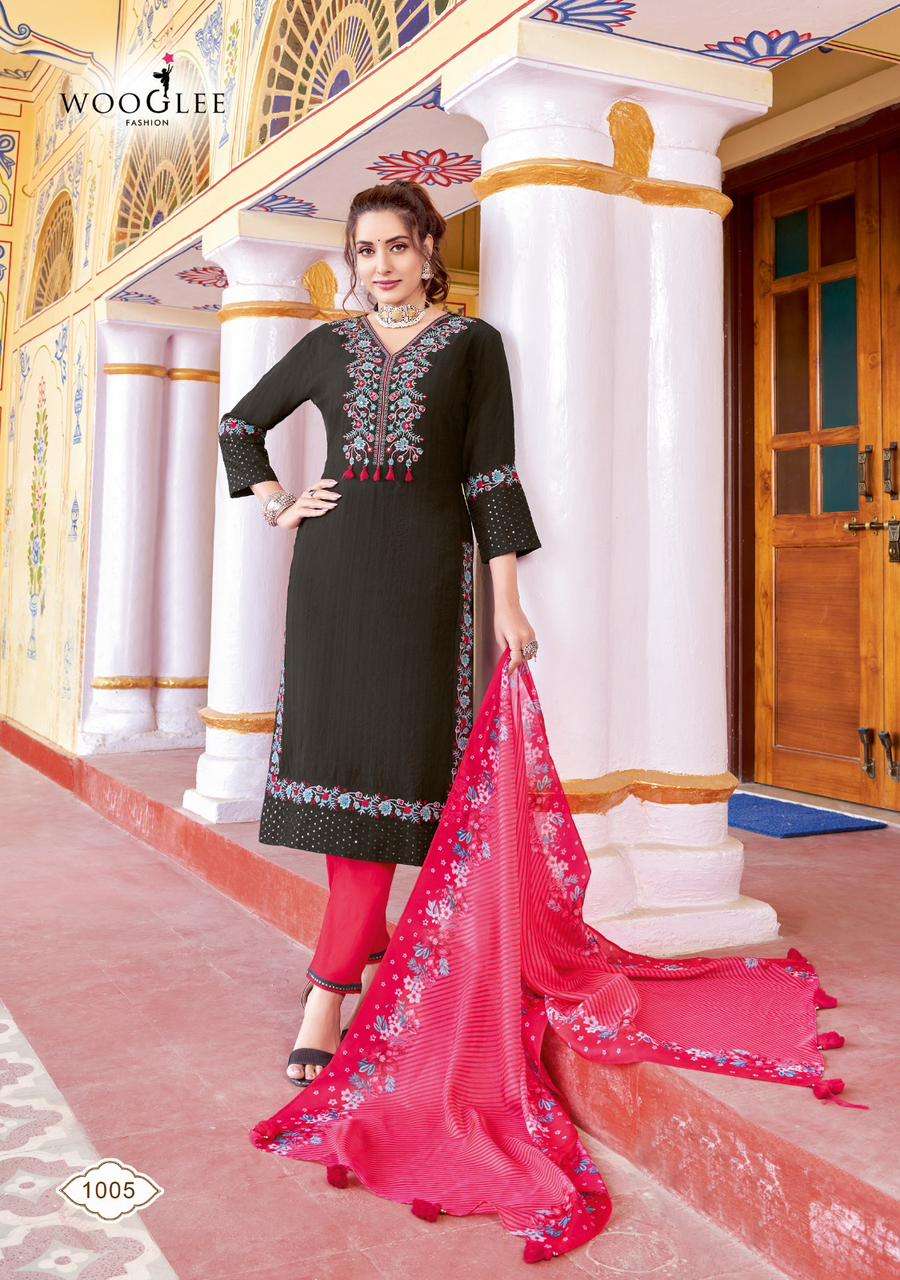 WOOGLEE SAARIKA Kurti Wholesale catalog