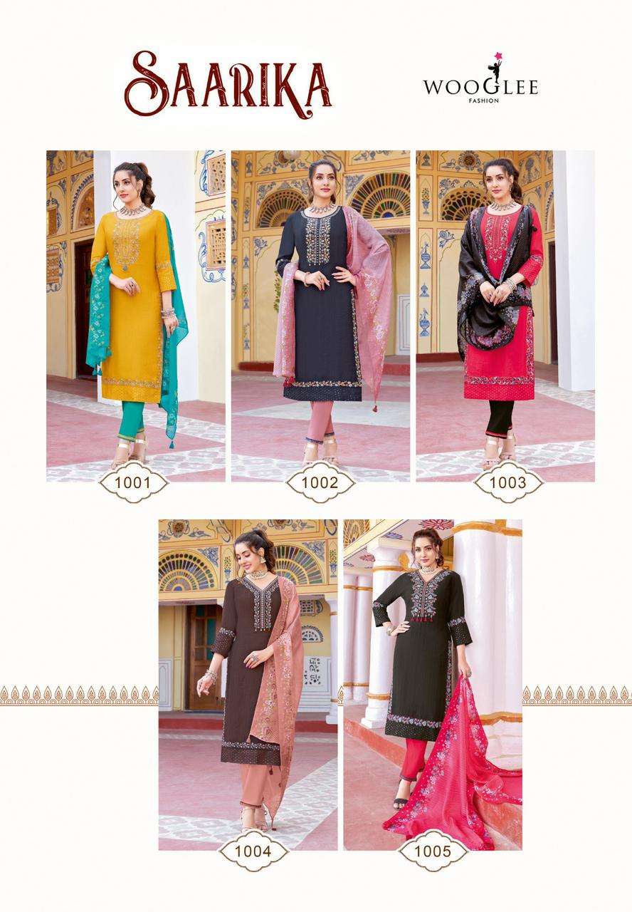 WOOGLEE SAARIKA Kurti Wholesale catalog