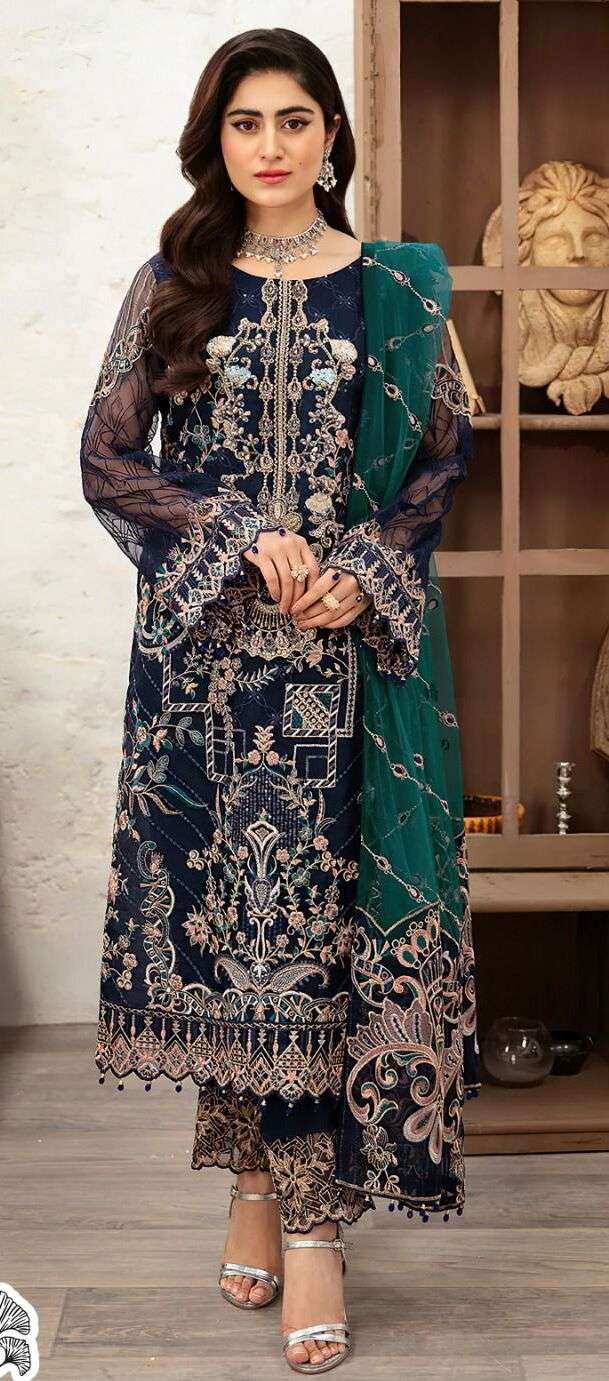 Zaha 10272 Georgette Salwar Kameez Wholesale catalog