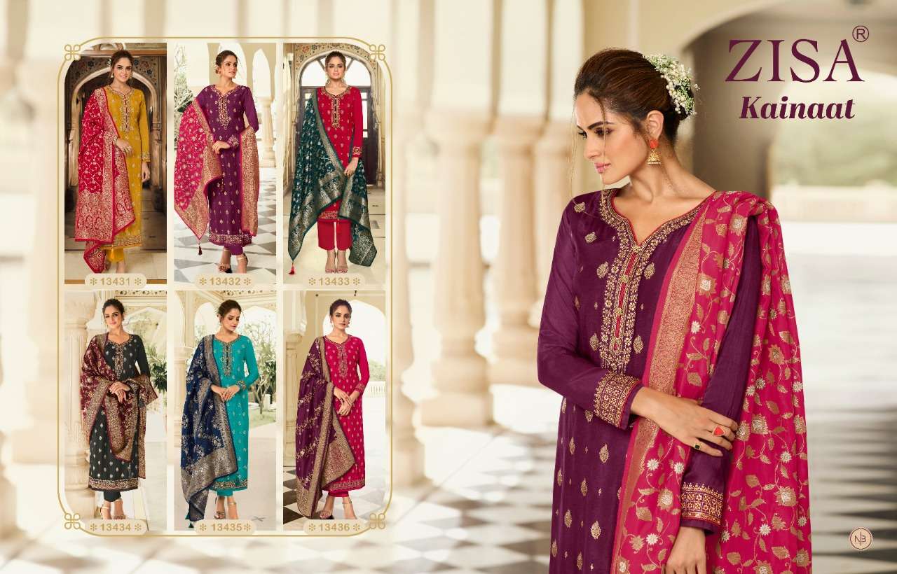 Zisa Kainaat Festival Wear Designer Salwar Suit Wholesale catalog