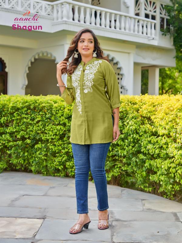 Aanchi SHAGUN Kurti Wholesale catalog
