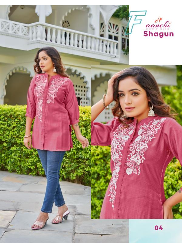 Aanchi SHAGUN Kurti Wholesale catalog