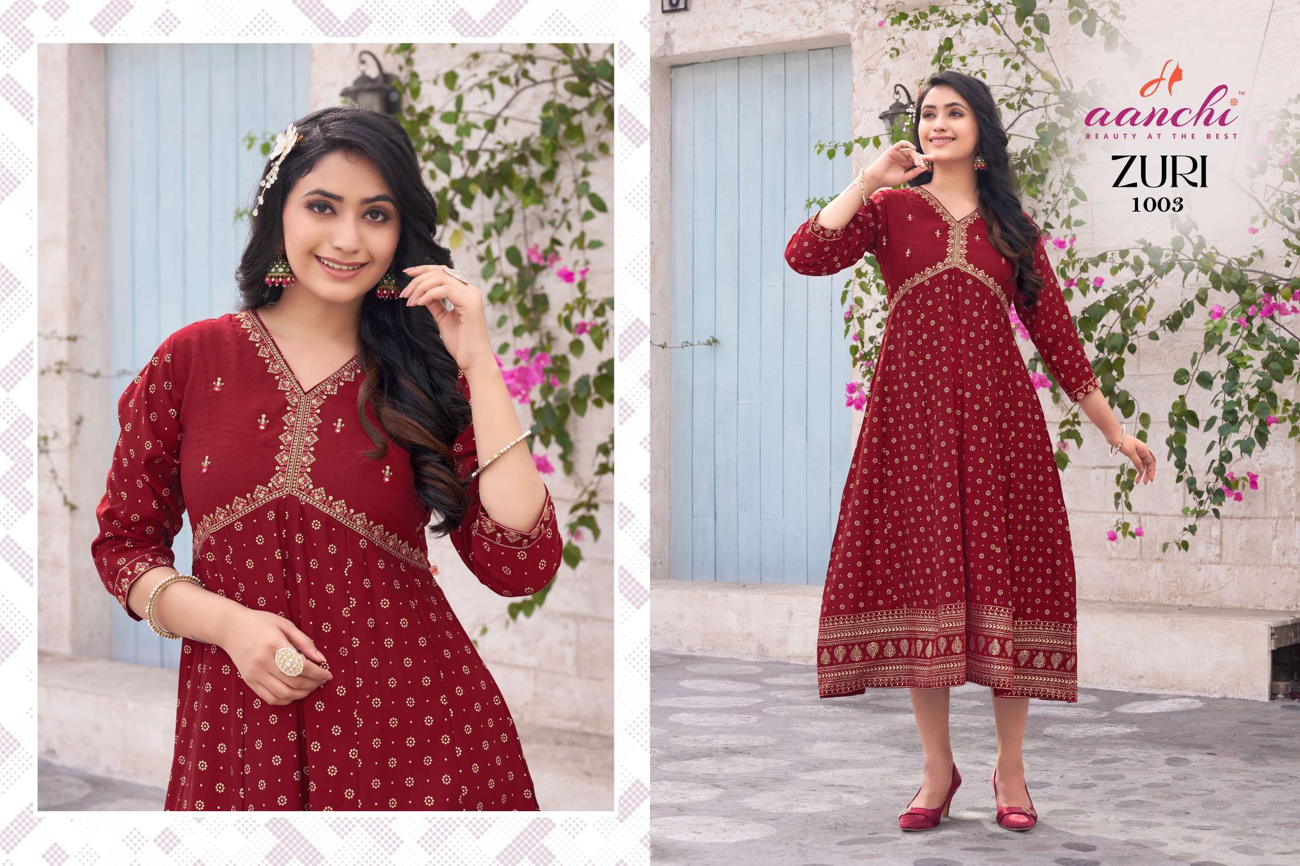 Aanchi ZURI Kurti Wholesale catalog
