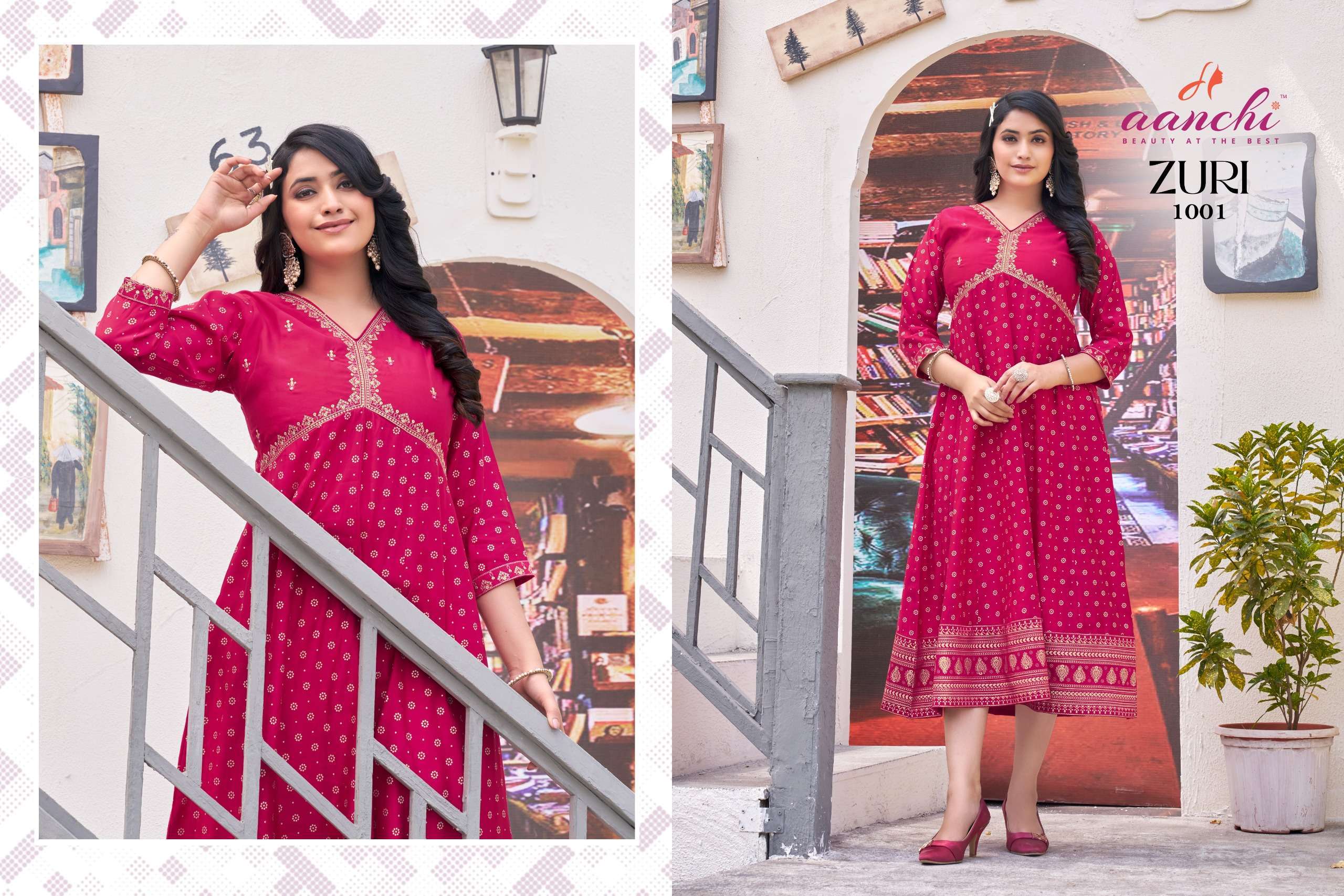 Aanchi ZURI Kurti Wholesale catalog