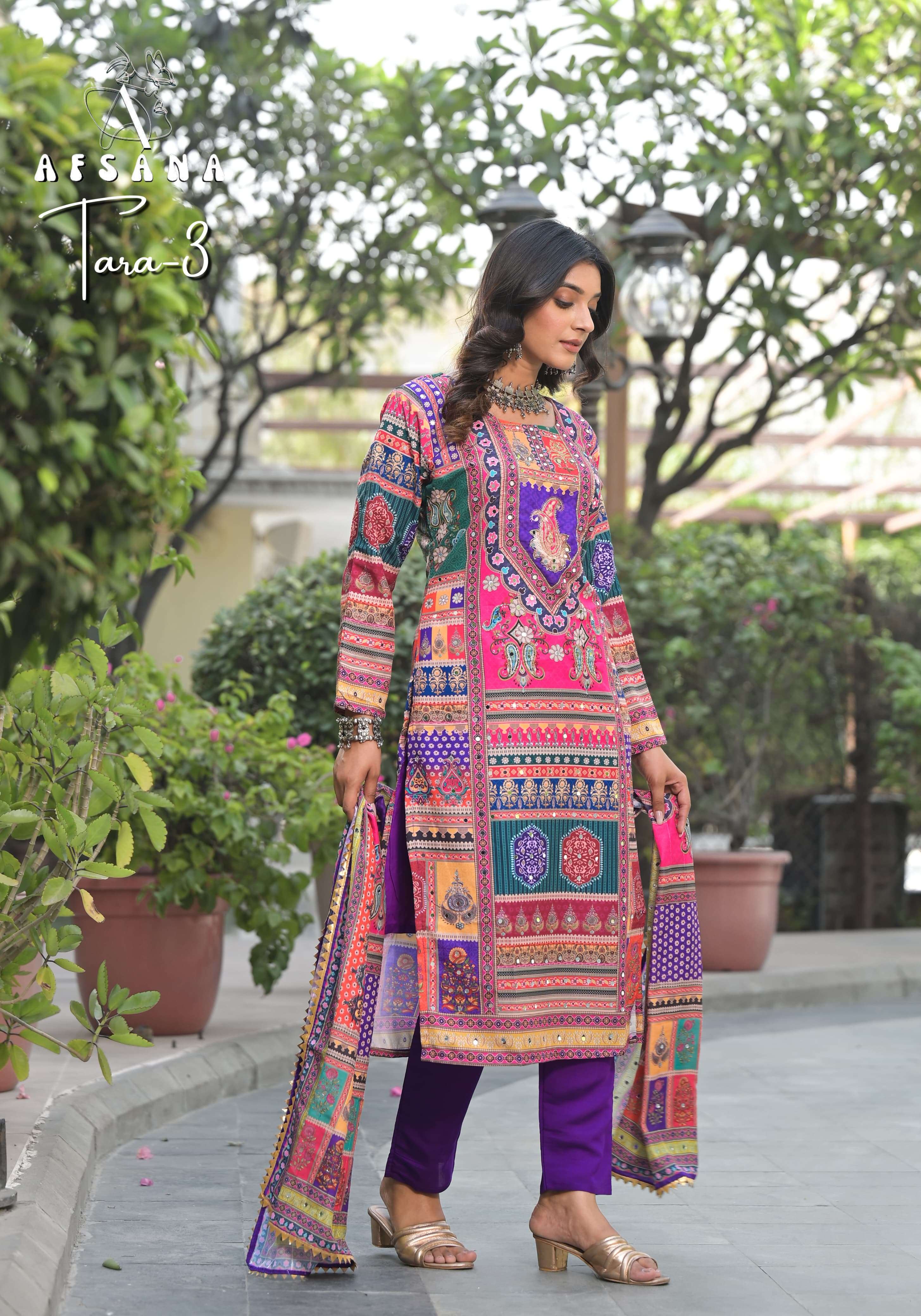 AFSANA TARA -3 Kurti Wholesale catalog