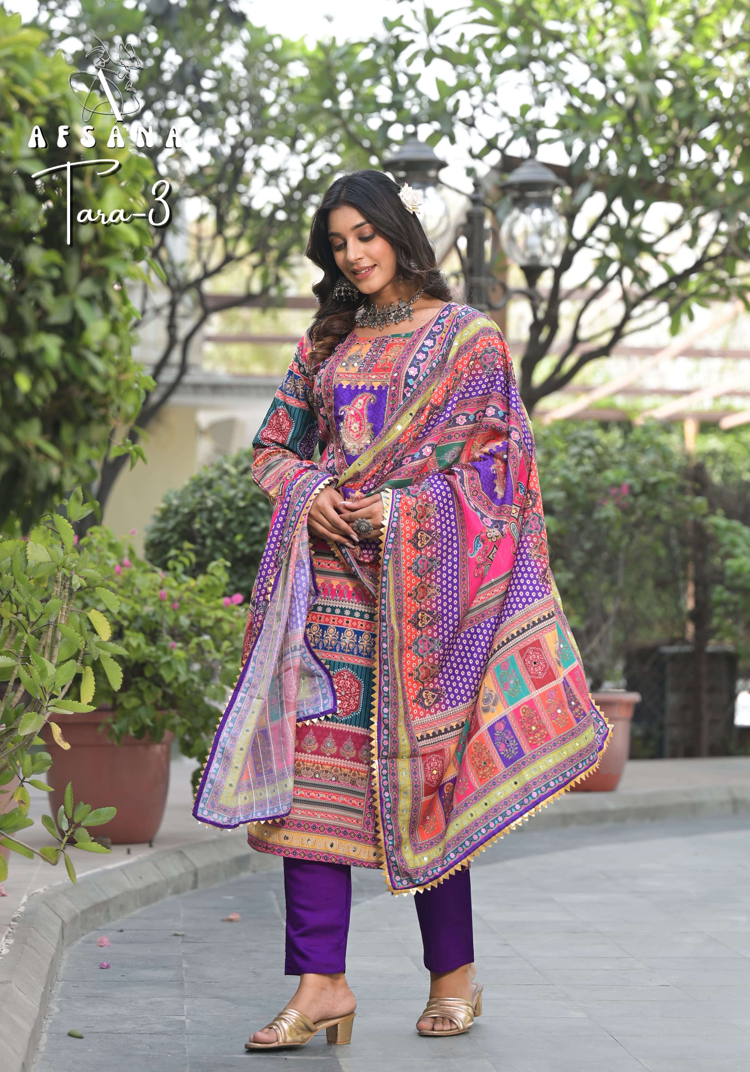 AFSANA TARA -3 Kurti Wholesale catalog