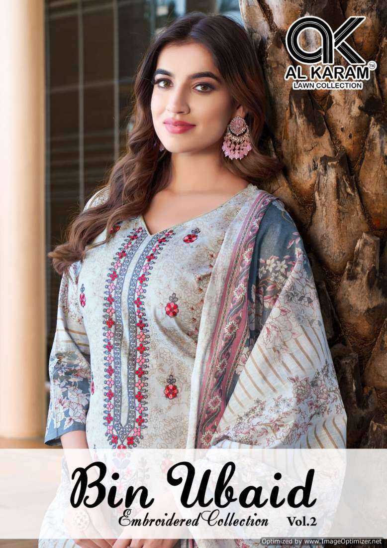 Al Karam Bin Ubaid Vol-2 – Dress Material - Wholesale Catalog
