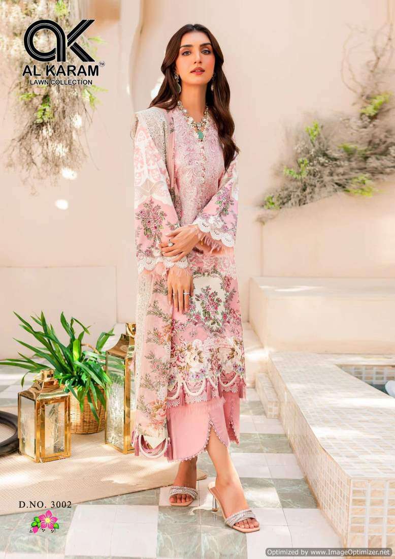 Al Karam Florence Vol 3 Cotton Dress Material Wholesale catalog