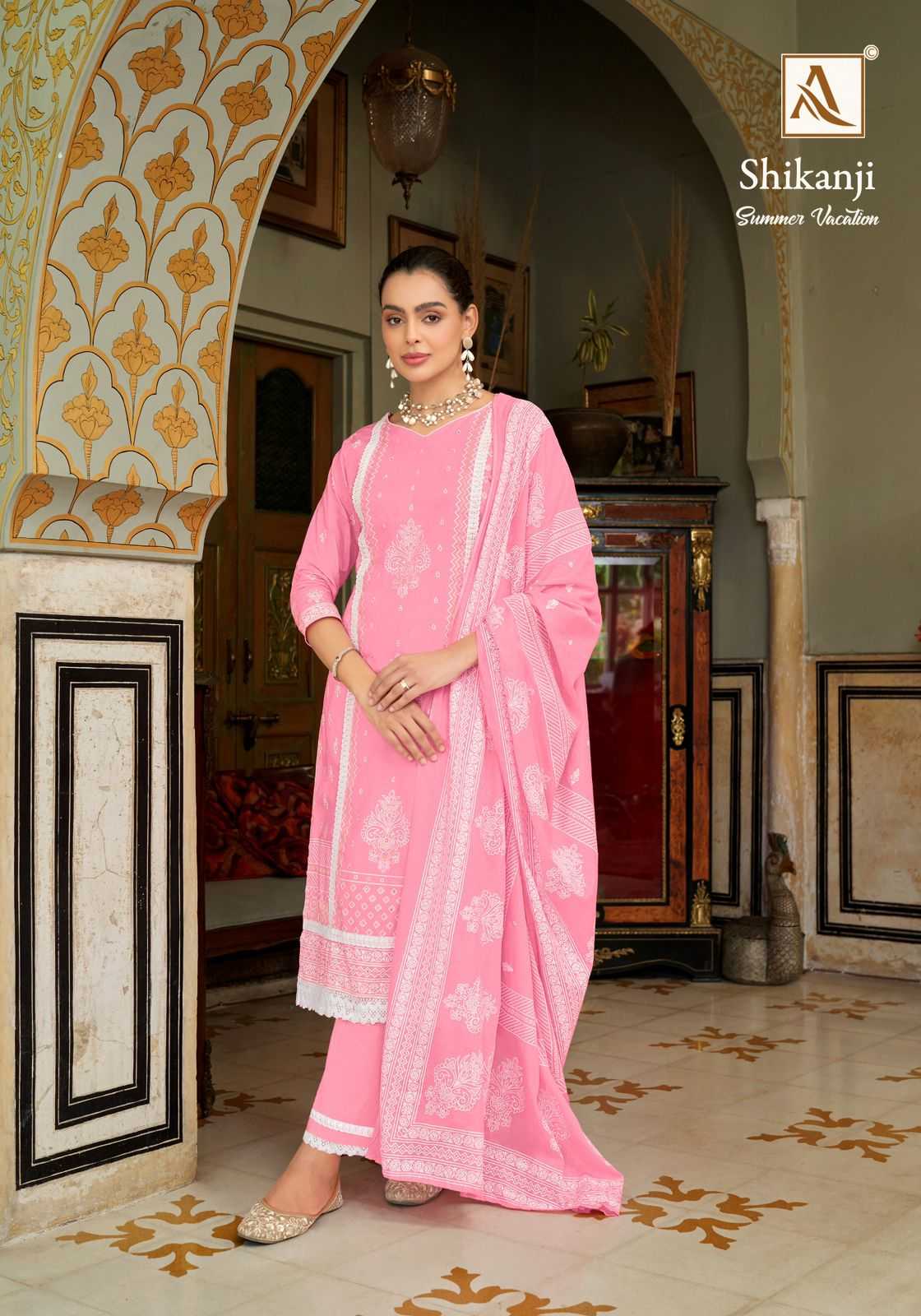 Alok Suit SHIKANJI Dress Materials Wholesale catalog
