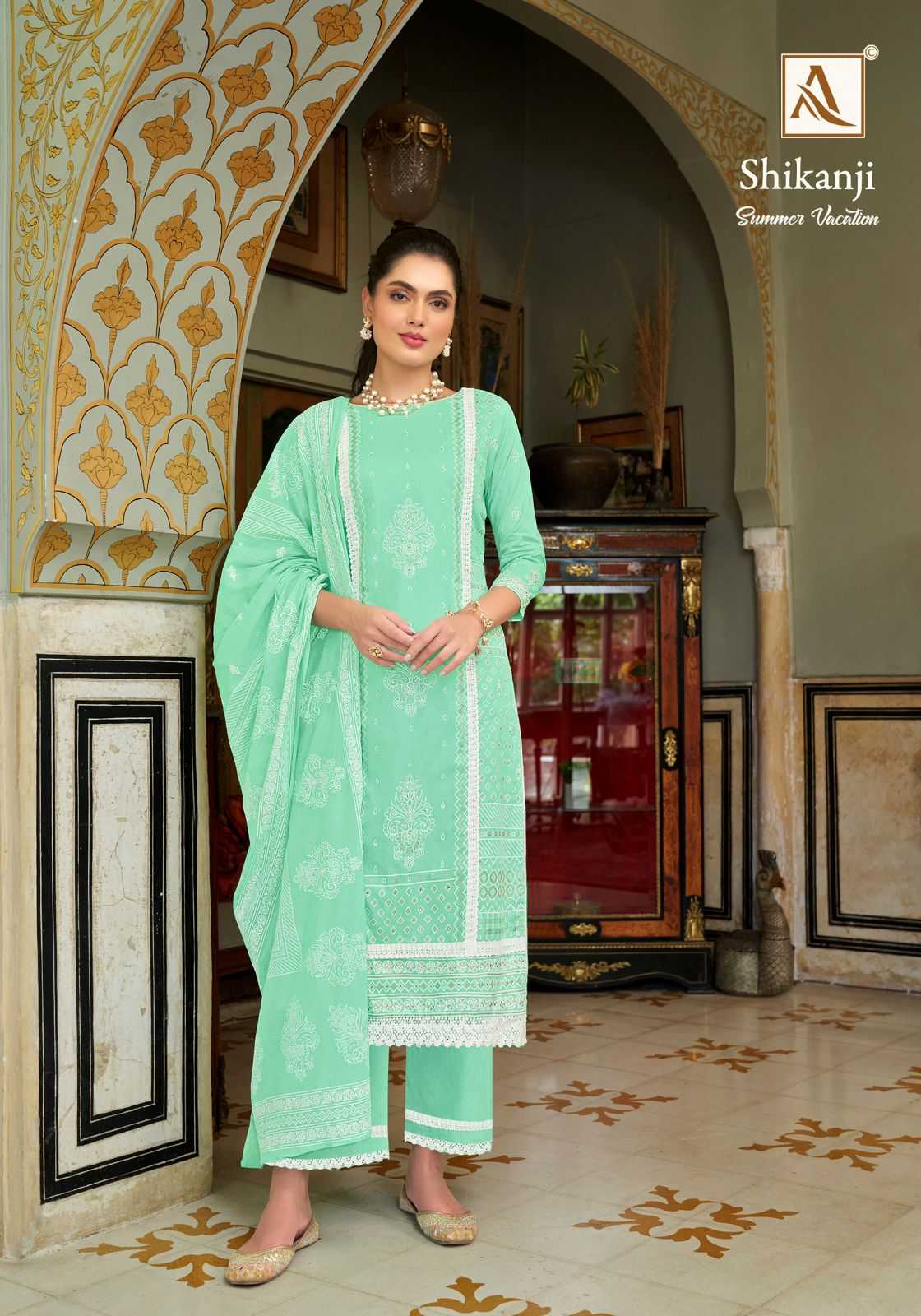 Alok Suit SHIKANJI Dress Materials Wholesale catalog