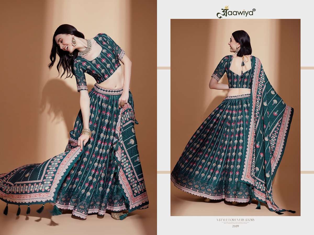 AMORA VOL – 1 TEAL  CROCHET EMBROIDERED Lehenga Choli Wholesale catalog