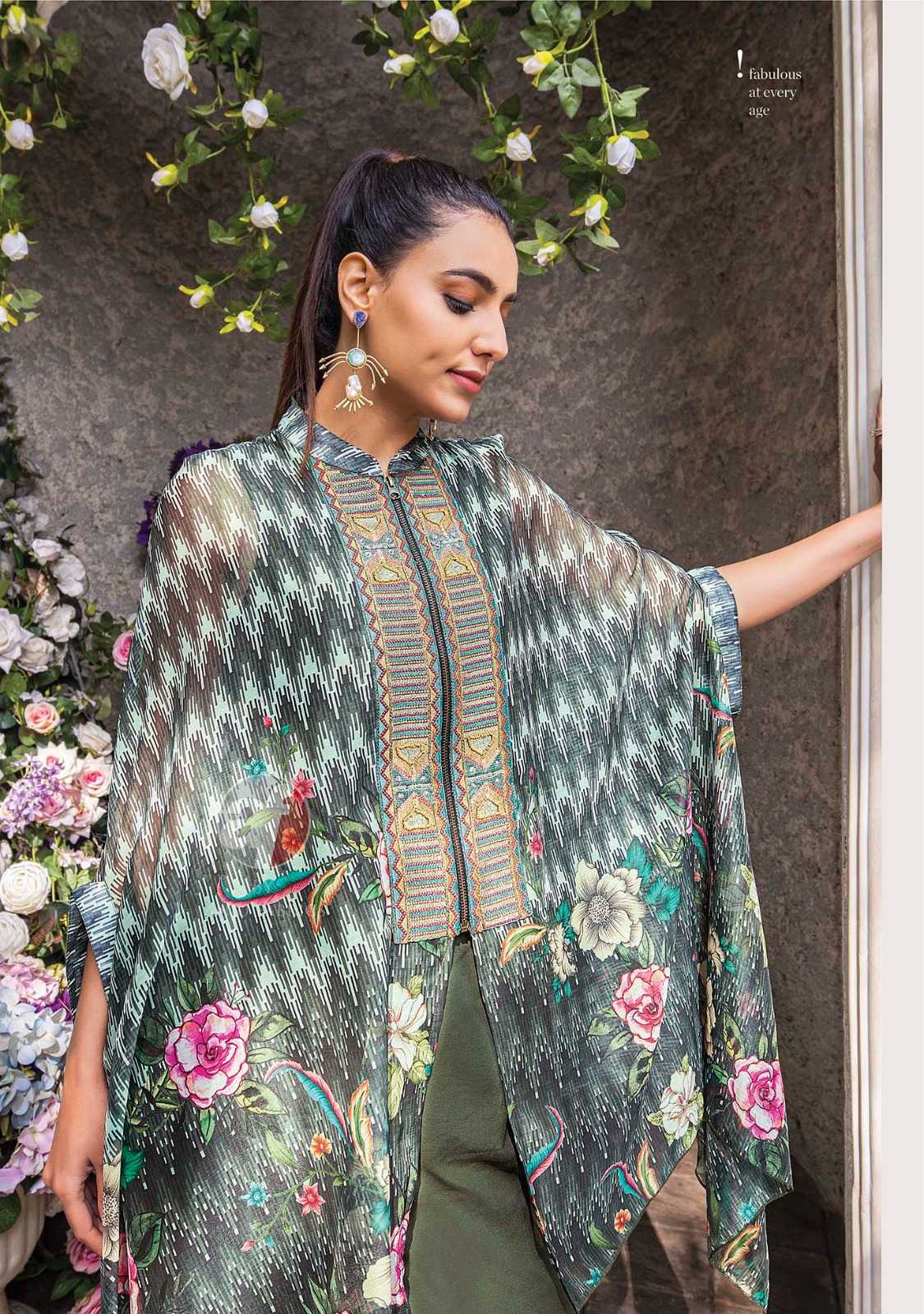 Anju Fabrics Cape Style Kurti Wholesale catalog