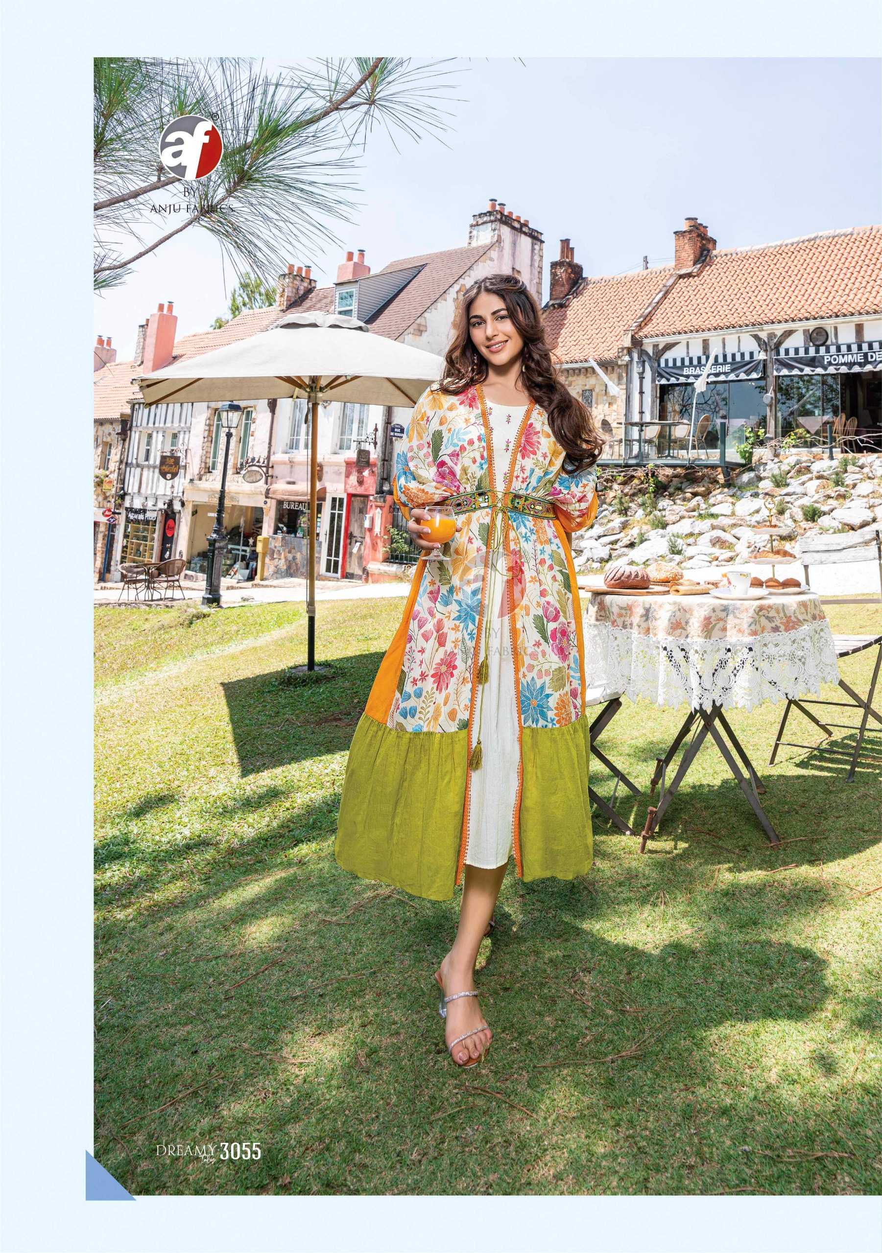 Anju Fabrics Dreamy Tales Kurti Wholesale catalog