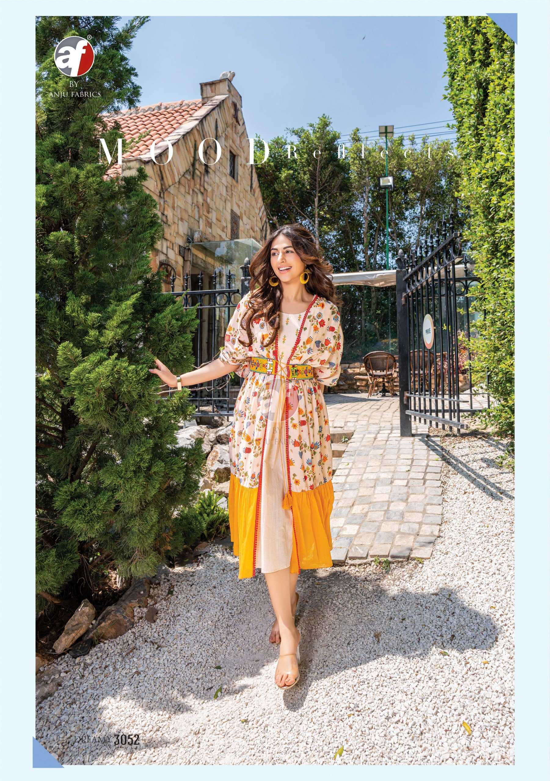 Anju Fabrics Dreamy Tales Kurti Wholesale catalog