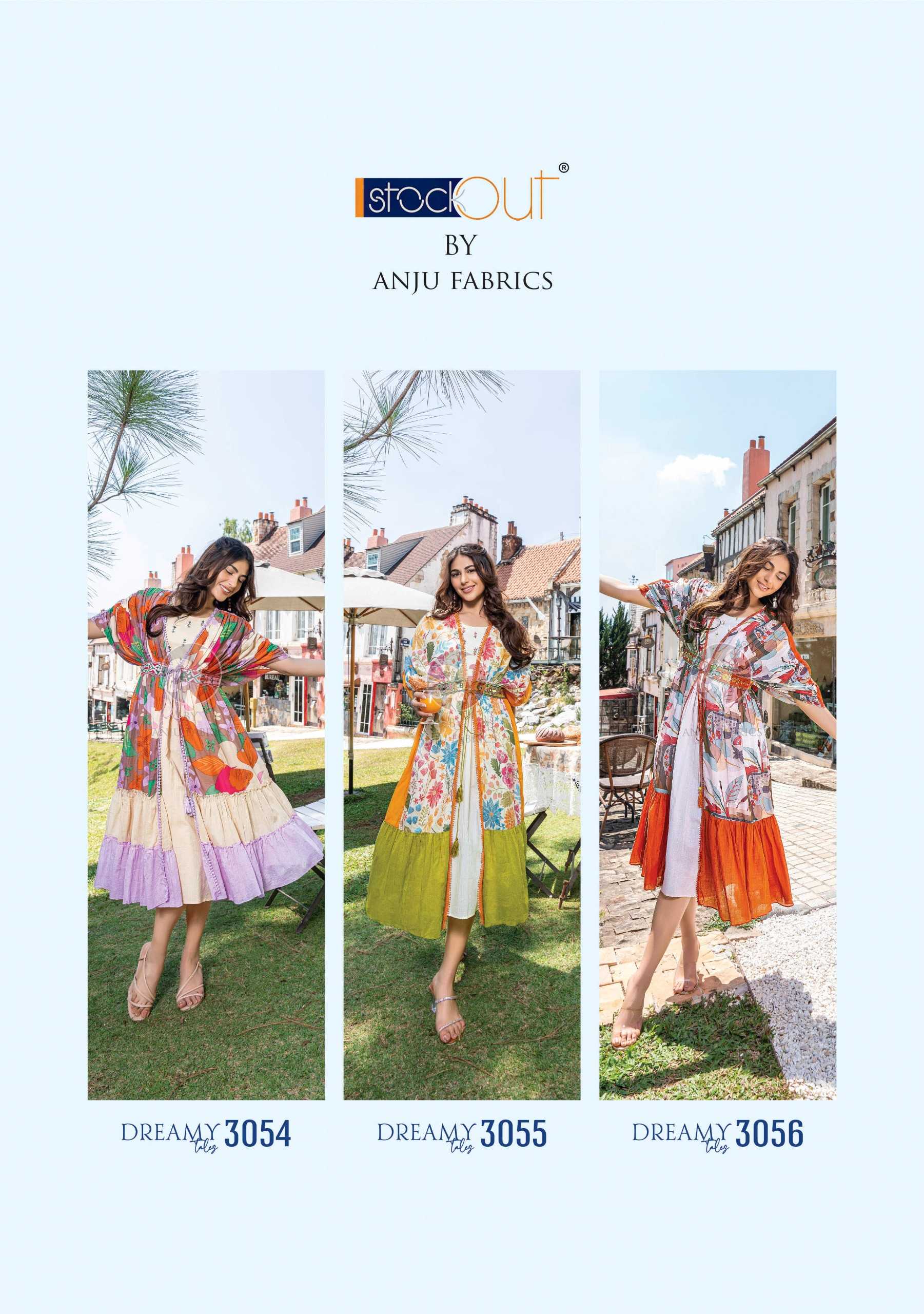 Anju Fabrics Dreamy Tales Kurti Wholesale catalog