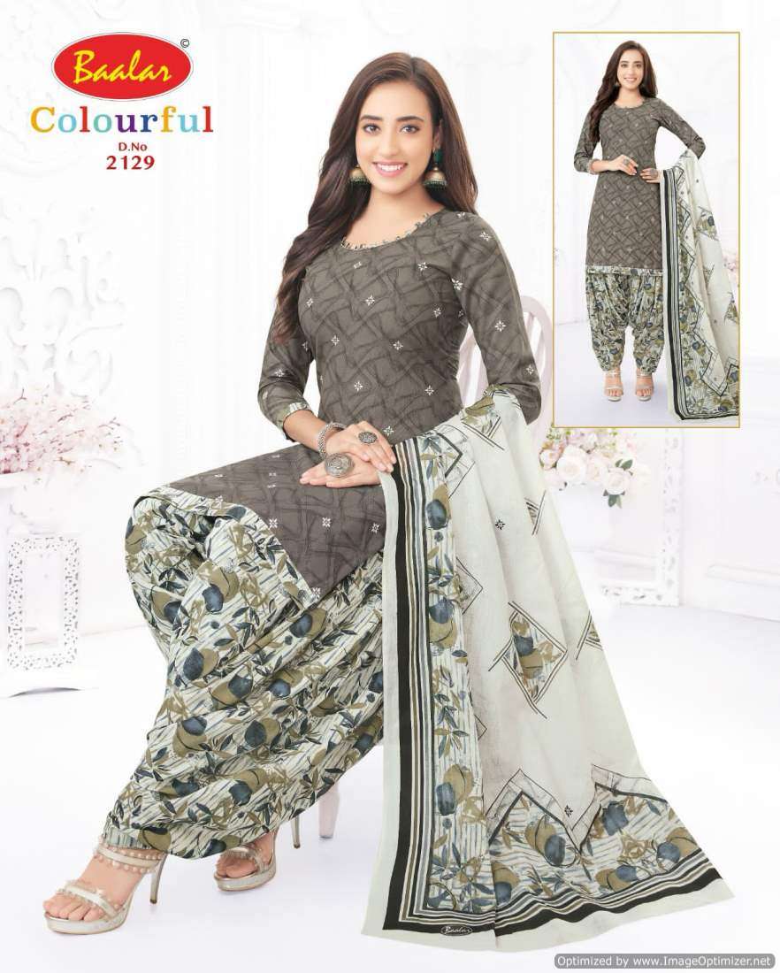 Baalar Colourful Vol 21 Cotton Printed Dress Material Wholesale catalog