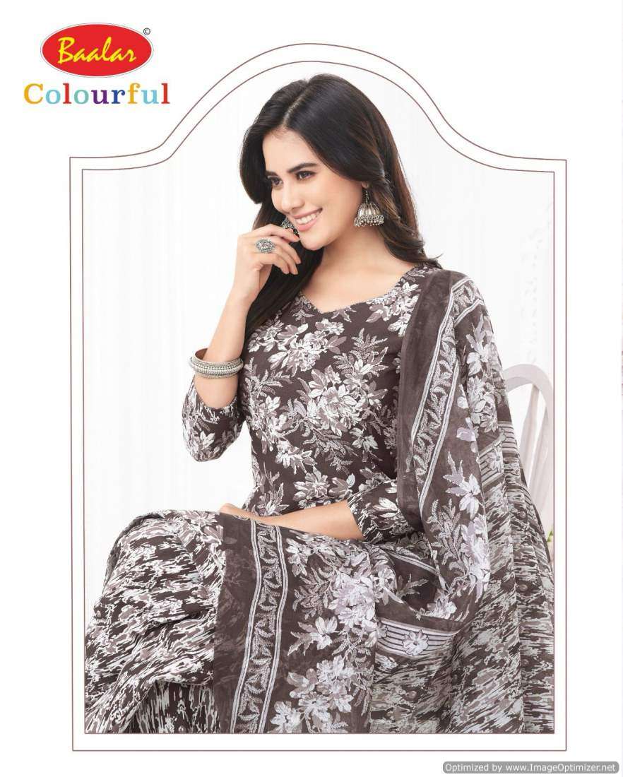Baalar Colourful Vol 21 Cotton Printed Dress Material Wholesale catalog