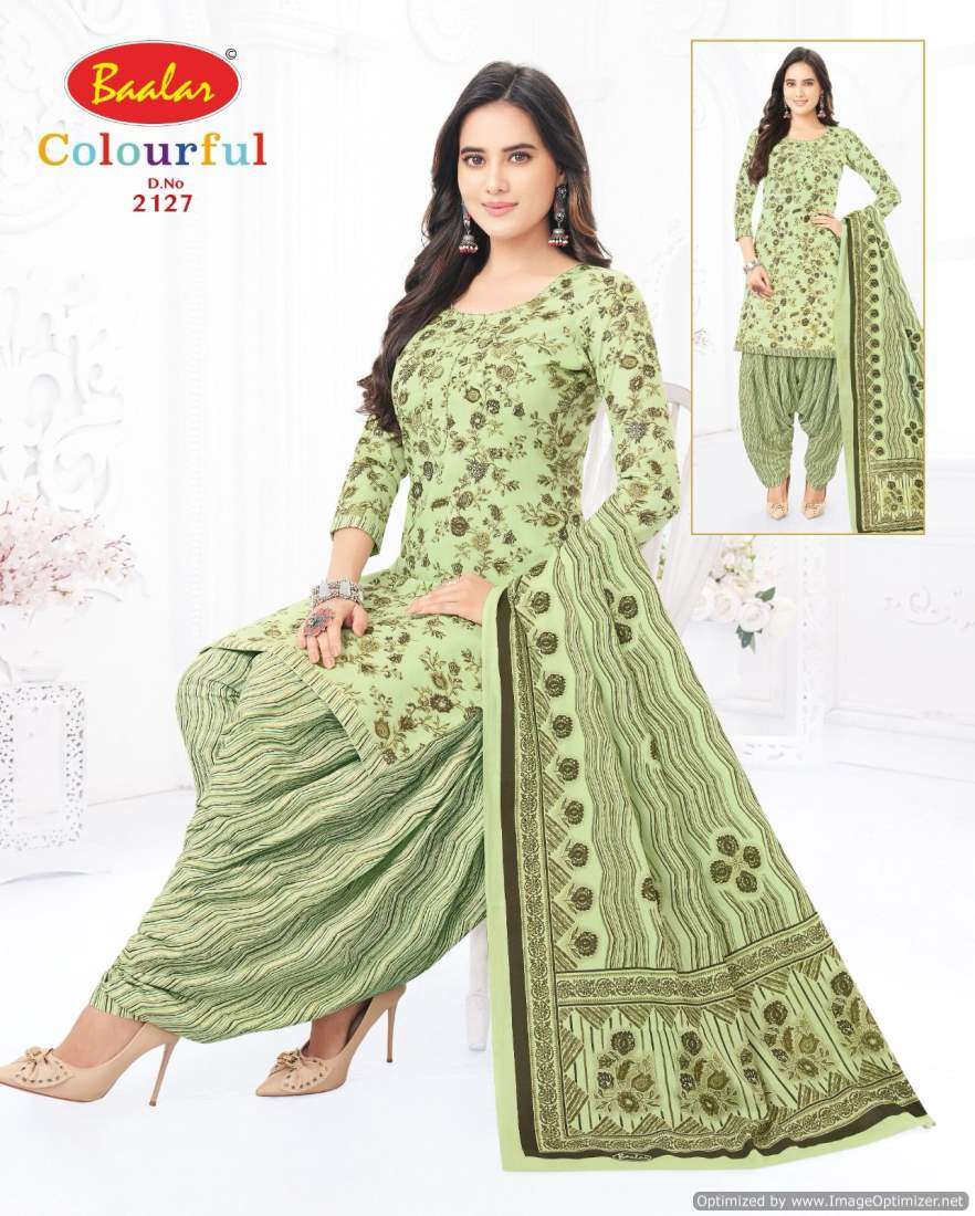 Baalar Colourful Vol 21 Cotton Printed Dress Material Wholesale catalog