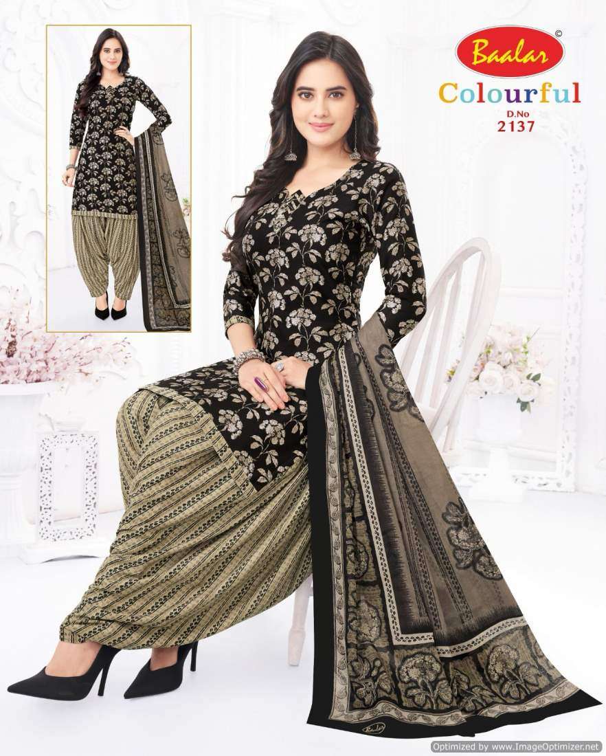 Baalar Colourful Vol 21 Cotton Printed Dress Material Wholesale catalog