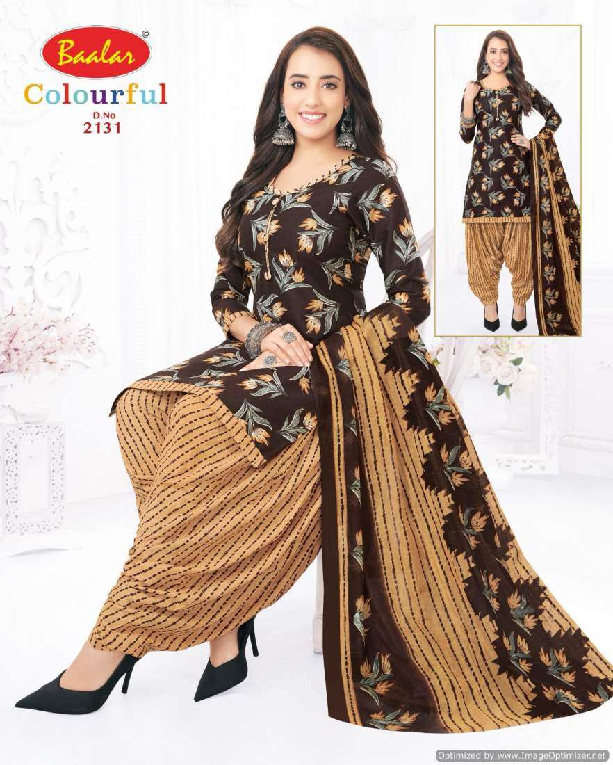 Baalar Colourful Vol 21 Cotton Printed Dress Material Wholesale catalog