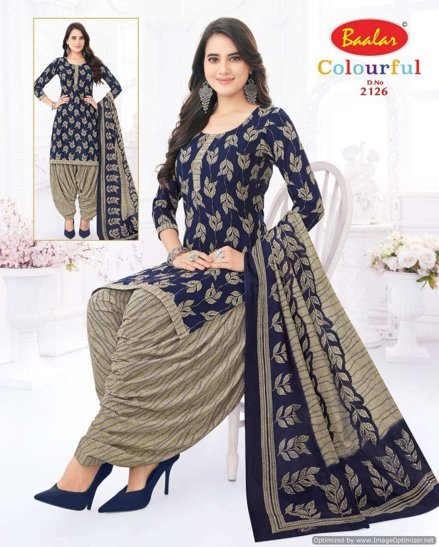 Baalar Colourful Vol-21 – Dress Material - Wholesale Catalog