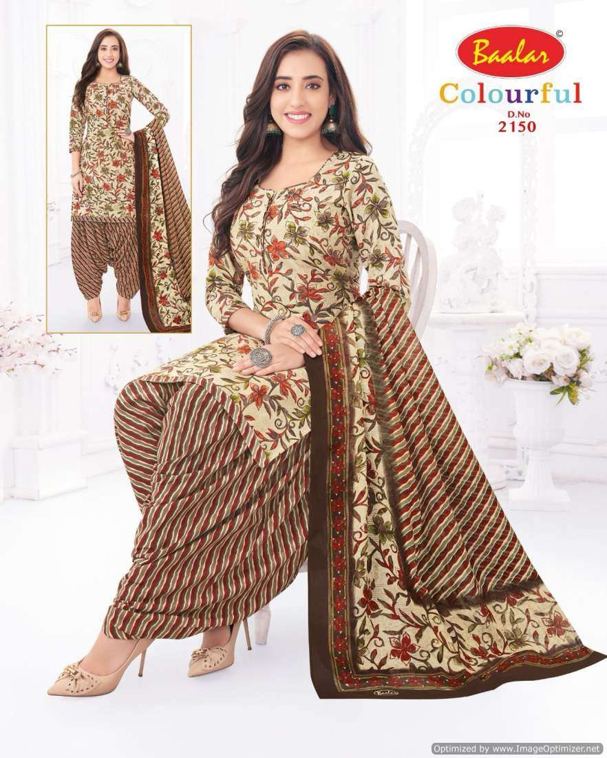Baalar Colourful Vol-21 – Dress Material - Wholesale Catalog