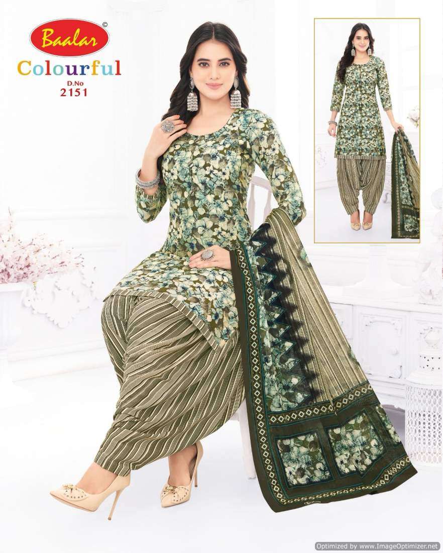 Baalar Colourful Vol-21 – Dress Material - Wholesale Catalog