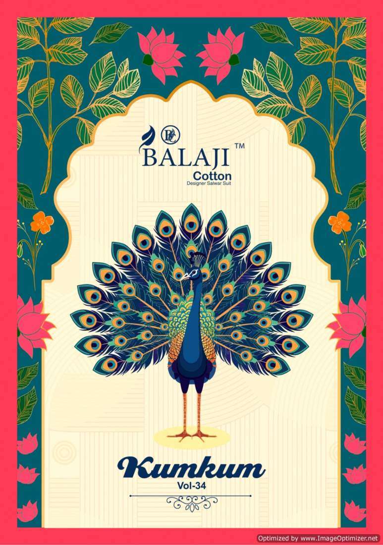 Balaji Kumkum Vol-34 – Dress Material - Wholesale Catalog