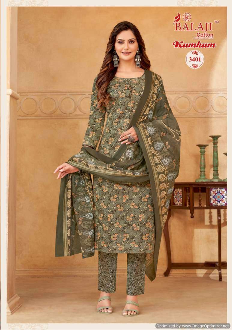 Balaji Kumkum Vol-34 – Dress Material - Wholesale Catalog